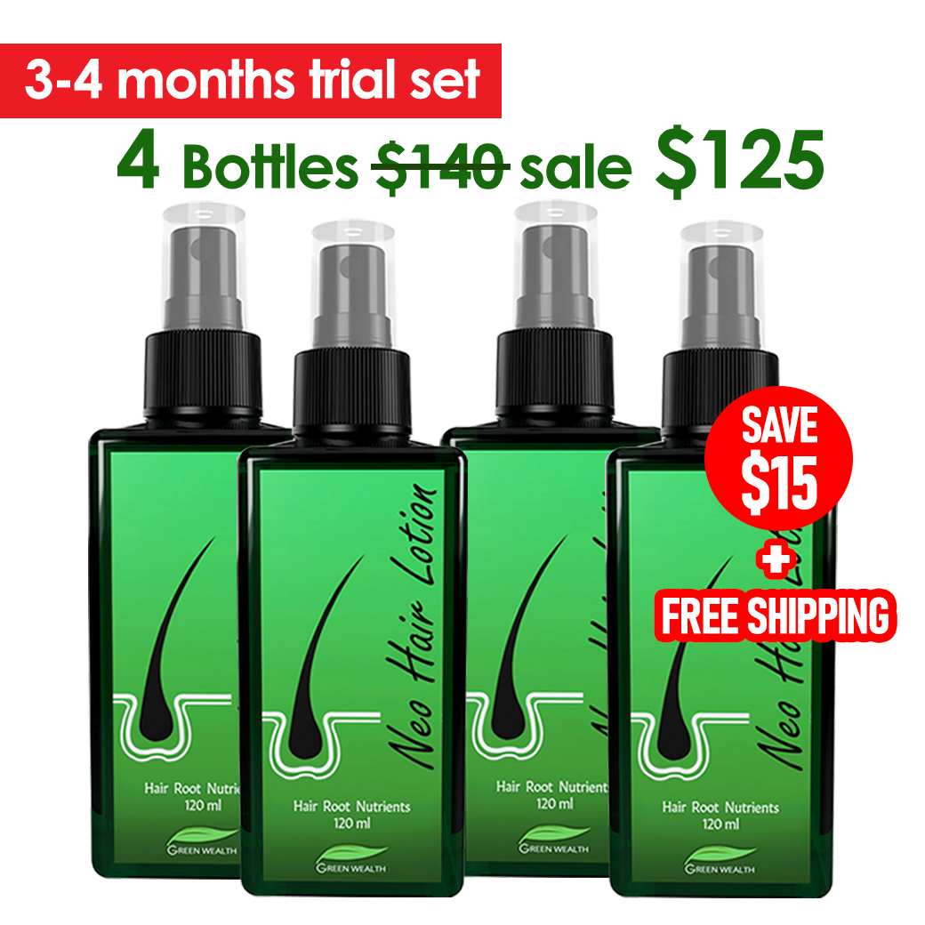 4 Bottles Neo Hair Lotion (Save $15 and Free Shipping)